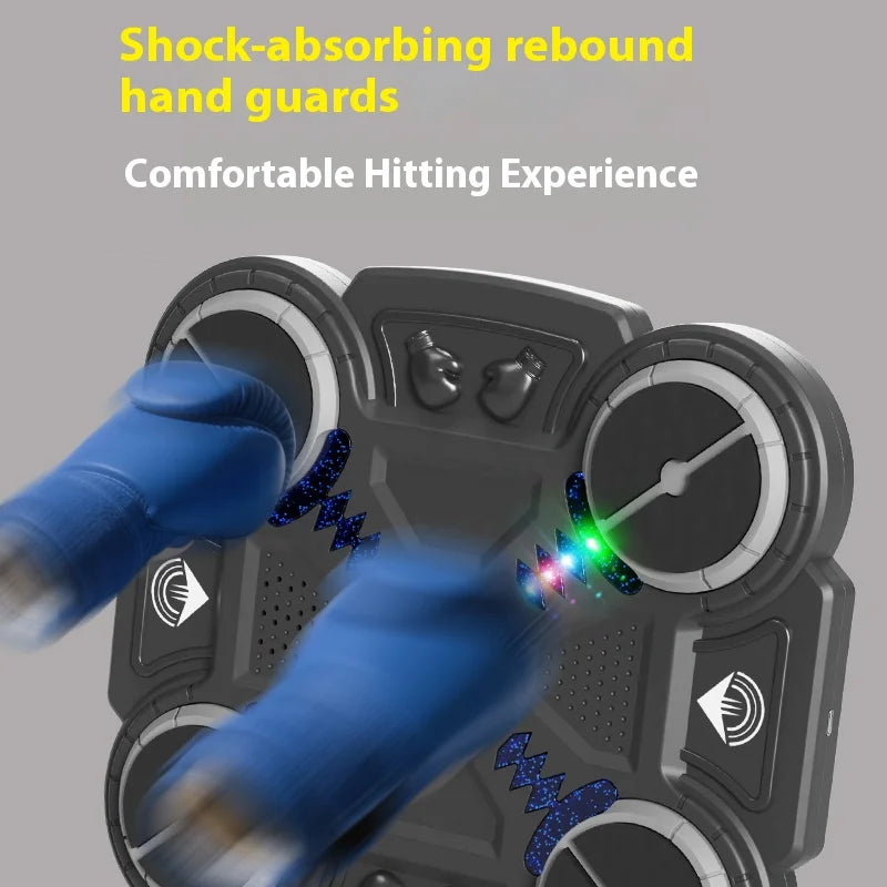 Smart Music Bluetooth Boxing Machine with Scoring System 4/6 Keys Electric for Fitness Training Stress Relief Toy Kids Adults