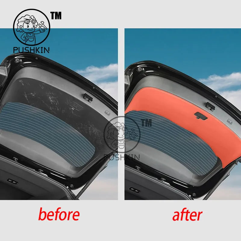 For BYD Sealion 8 ATTO 8 Tang L EV DMI DMP 2025 2026 Trunk Tailgate Anti-Scratch Protective Pad Sticker Modification Accessories