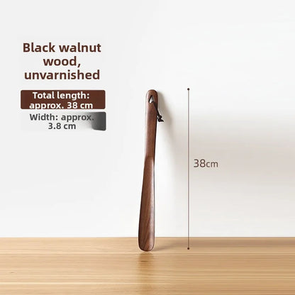 Long Handle Wooden Shoe Horn for Elderly And Pregnant Women Home Use Easy to Wear Shoes Slip on Shoe Scraper Practical Life Hack