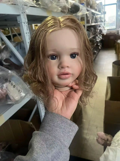 65cm Reborn Pippa Doll Kit Toddler Baby Already Painted DIY Doll Parts Handmade High Quality Unassembled Kits with Cloth Body