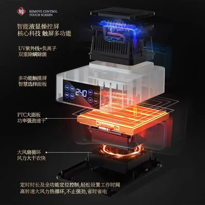 Foldable Household Sterilizing Dryer | Large-Capacity Quick-Dry Clothes | Compact Laundry Artifact