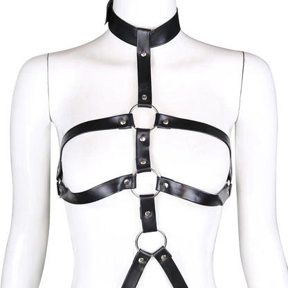 Female BDSM Body Restraint Sex Toy Kits Women Handcuff Harness Adult Couple Fetish Toys SM Slave Bondage Set Vagina Stimulator