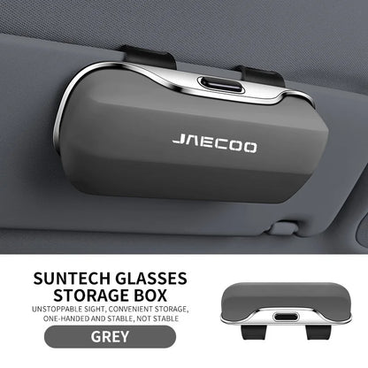 For Chery Jaecoo J7 Phev J8 SHS Omoda C9 5 EV Key Cover 2025 Accessories Car Visor Sunglasses Car Glasses Case Glasses Clip Box