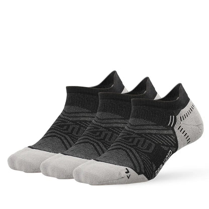 ZEALWOOD Running Cotton Socks Men's Women's Breathable Cushion No Show/Ankle/Crew Antibacterial Moisture Wicking Socks 3 Pairs