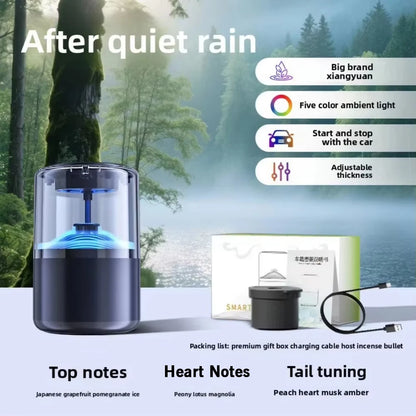 Car Aromatherapy Cloud Mist Machine Automatic Spray Premium Car Perfume Long-Lasting Fragrance High-End Vehicle Aromatherapy