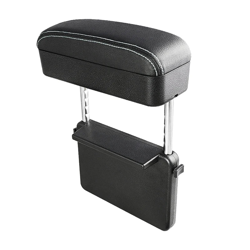 Car Armrest Box Adjustable Elbow Support Seat Gap Organizer Cushion Fit Cars SUV Truck Ergonomic Comfort Drive
