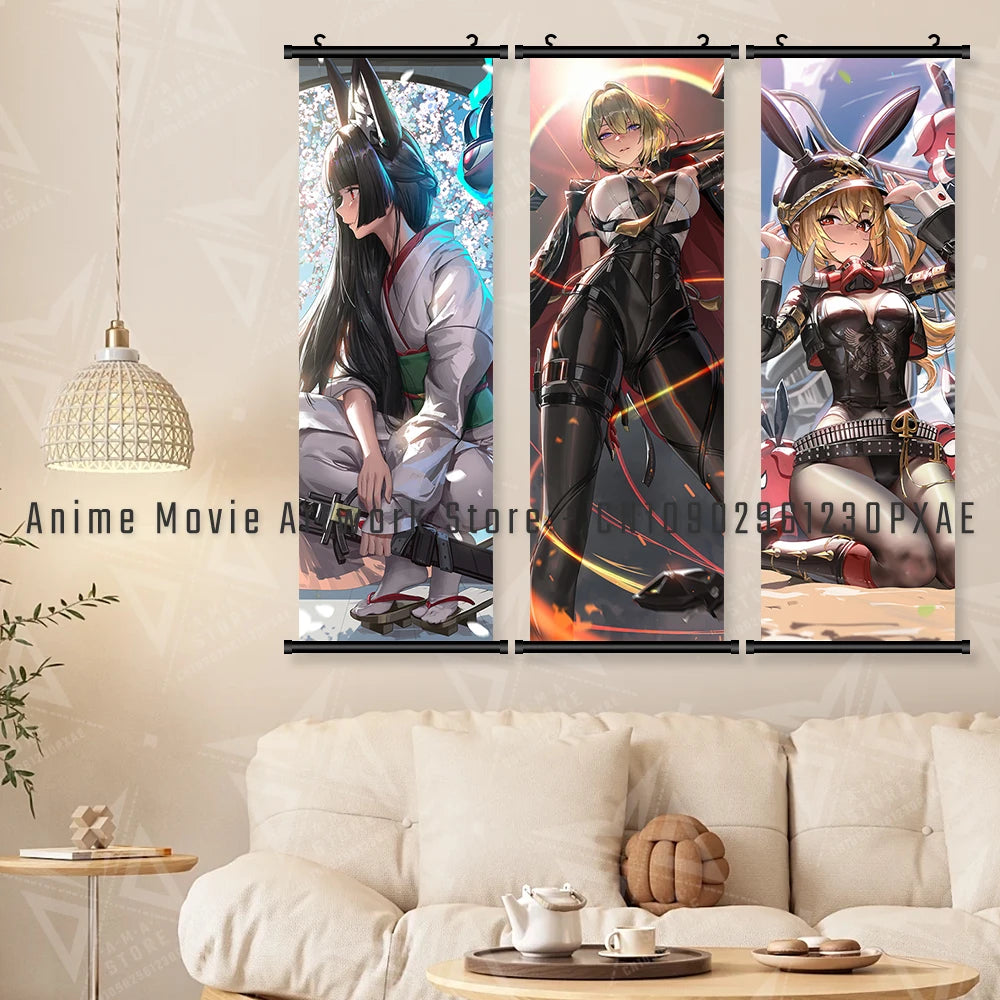 Zenless Zone Zero Game Figures Home Decor Prints Painting Pictures Wall Art HD Kawaii Canvas Poster Bedside Background No Frame
