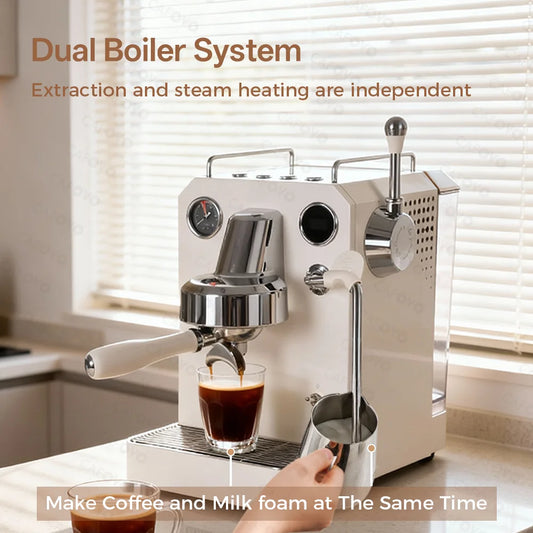 CAFOVO Owl Pro G3006H Small Household Semi-automatic Coffee Machine Freshly Ground Italian Espresso Machine 220V