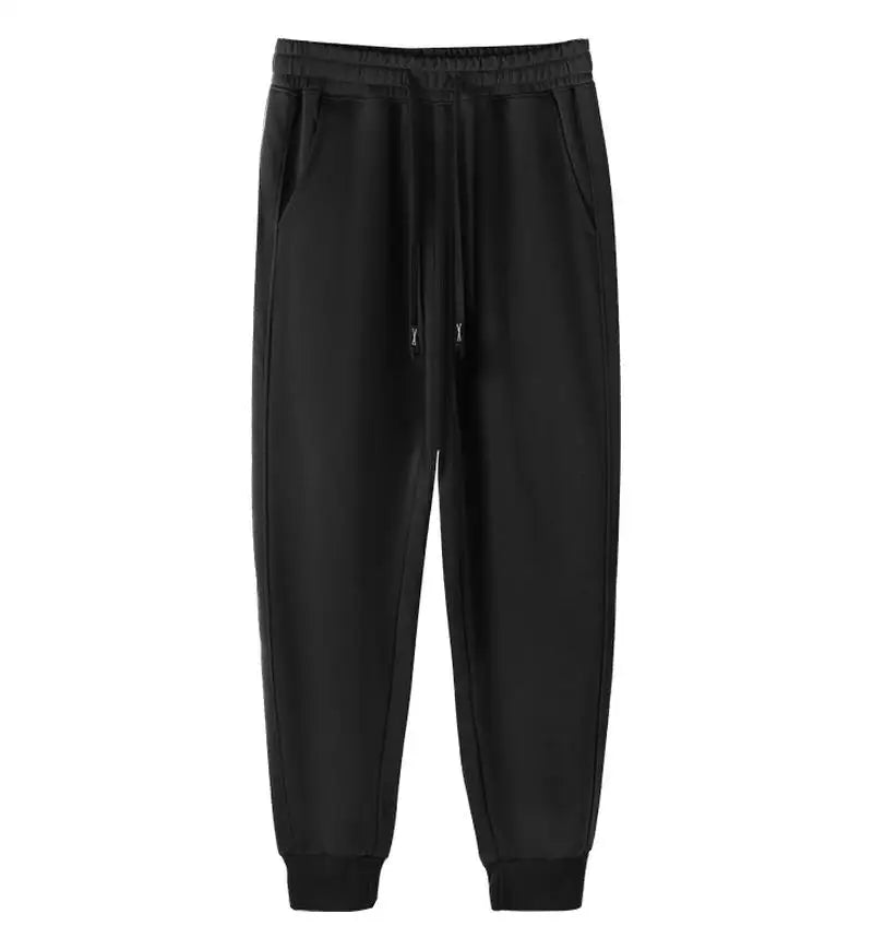 High Quality Cotton 2026 Men Spring Autumn Sweatpants Casual Drawstring Pockets Trousers Oversize Sweatpants Joggers For Unisex