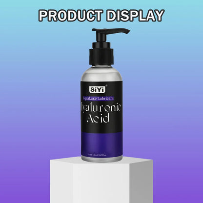 50ml/150ml Hyaluronic Acid Water-Based Lubricant – Non-Sticky, Condom-Safe, Gentle for Sensitive Skin for Couples Sex Lube