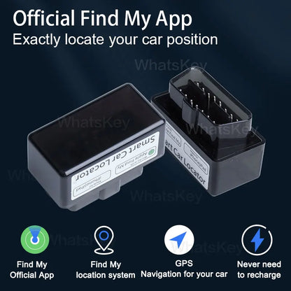 Car OBD Tracker With Find My APP for Apple GPS Locator Vehicle Anti-lost Tracking Device Free App Monitor L1 Replace AP100