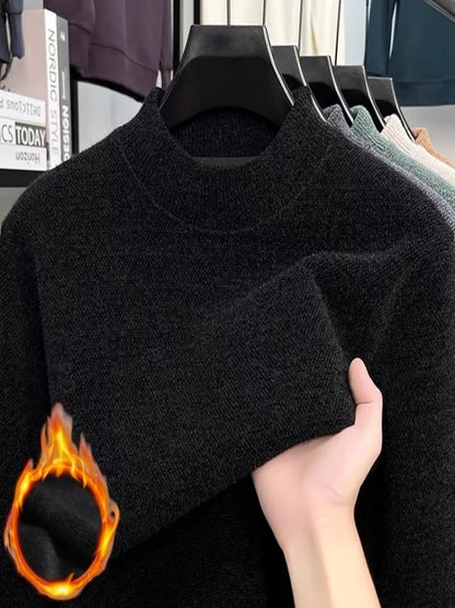 Luxury men's top for autumn and winter, warm andcomfortable jacket, high-quality commuting sports, high-end embroidered pullover