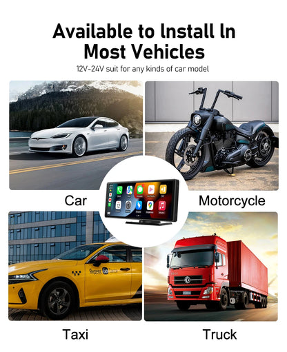 10.26” QLED Screen Universal autoradio MP5 Car Radio MultimediaI  WIFI Wireless Carplay Android Auto for Apple Or Android