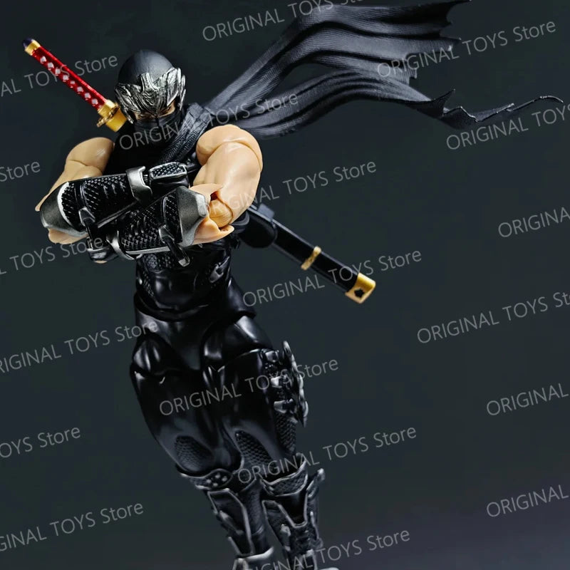 In Stock AC Toys The Second Batch Ryu Revoltech 1/12 Amazing Yamaguchi White Ryu Hayabusa Ninja Gaiden Action Anime Figures Toy