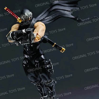 In Stock AC Toys The Second Batch Ryu Revoltech 1/12 Amazing Yamaguchi White Ryu Hayabusa Ninja Gaiden Action Anime Figures Toy