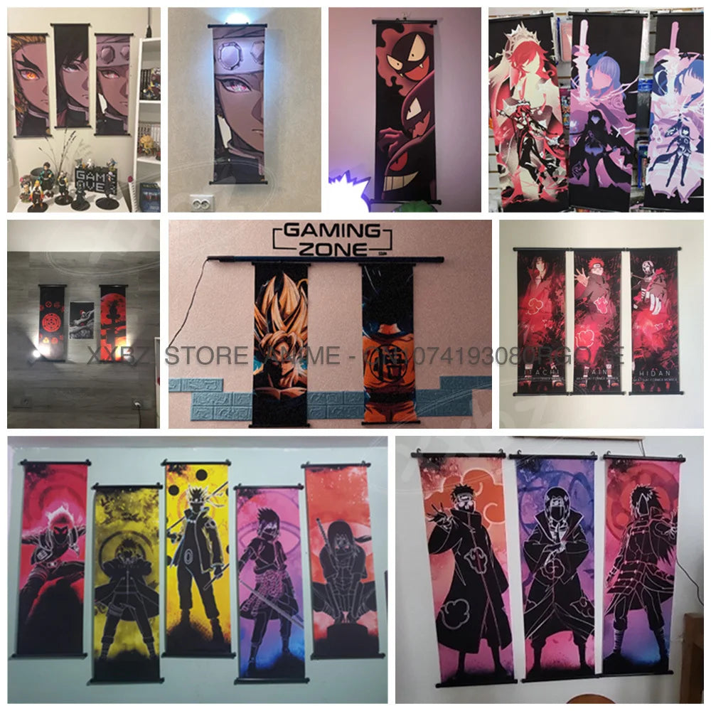 Fighting Game Street Fighter Home Decoration Hanging Painting Gouken Figures Wall Artwork Scrolls Picture Canvas Print Poster