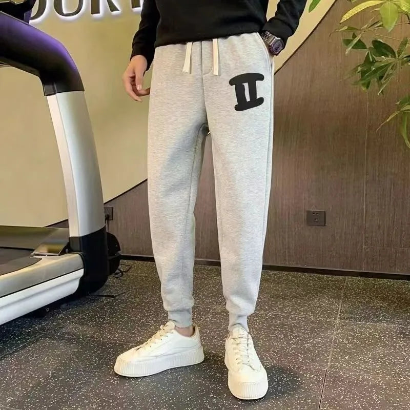 Trousers Gray Cotton Joggers Alphabet Man Sports Pants Essential Cool Comfortable Elegant Clearance Sale Y2k Sweatpants for Men