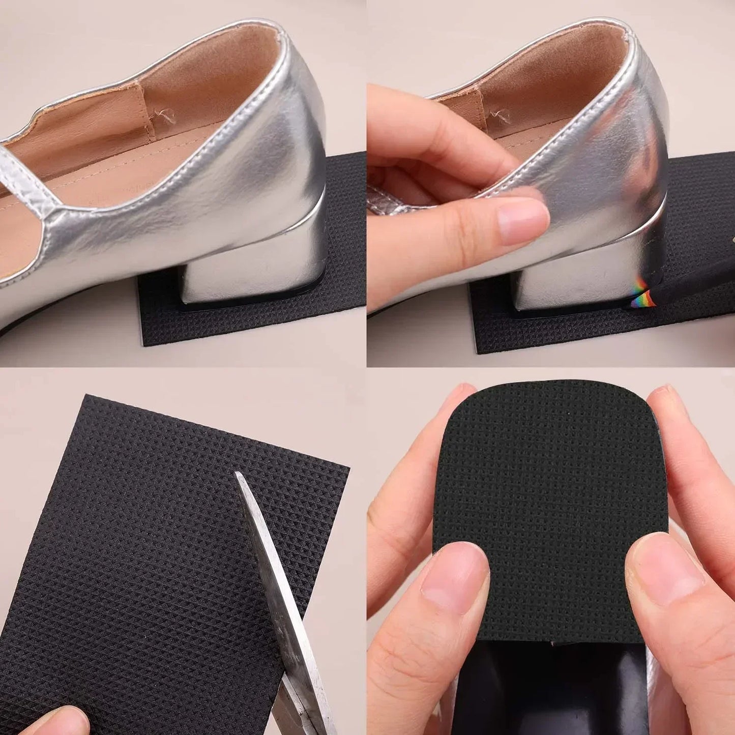 Shoe Sole Anti Slip Stickers Cuttable High Heels Anti Damage Patch Shoes Wear Resistant Self Adhesive Stickers Protective Paster