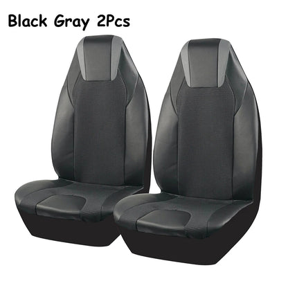 AUTOKING High Back Car Seat Covers Leather Seat Covers Universal Size Fit For Most Car SUV Truck Vans Accessories Interior