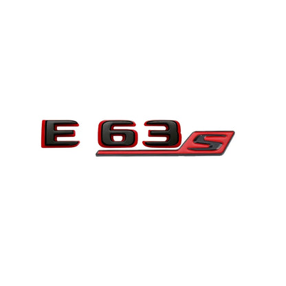 2024 New style Two tone Letters Numbers Emblem E43 E53 E63s for Car Fender Trunk Rear W212 W213 W214 Sticker