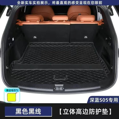 Car Trunk Mats For Changan Deepal S05 2025 2026 Pad Cargo Liner Waterproof Interior Tool Decorative Accessories