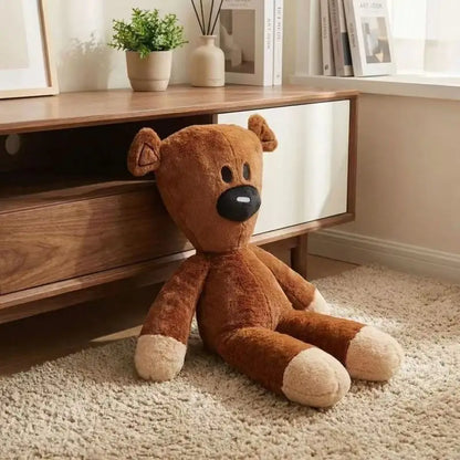 High Quality Funny Big Mr Bean Teddy Bear Plush Toy Comedy Cartoon Movie Figure Cute Animal Baby Stuffed Doll Soft Pillow Decor