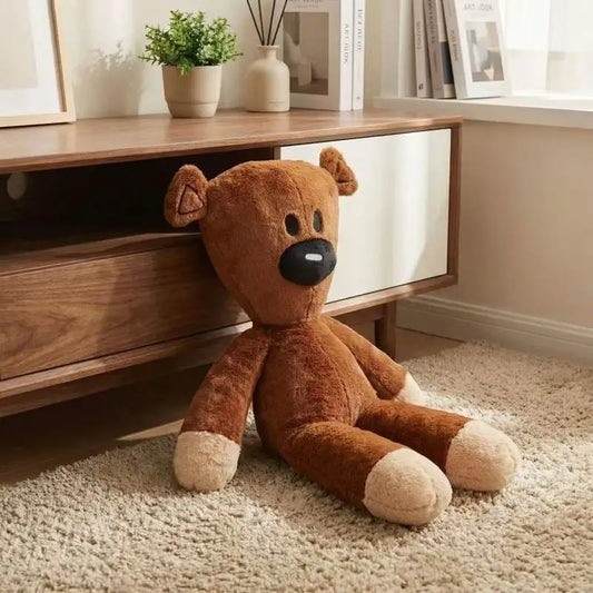 High Quality Funny Big Mr Bean Teddy Bear Plush Toy Comedy Cartoon Movie Figure Cute Animal Baby Stuffed Doll Soft Pillow Decor