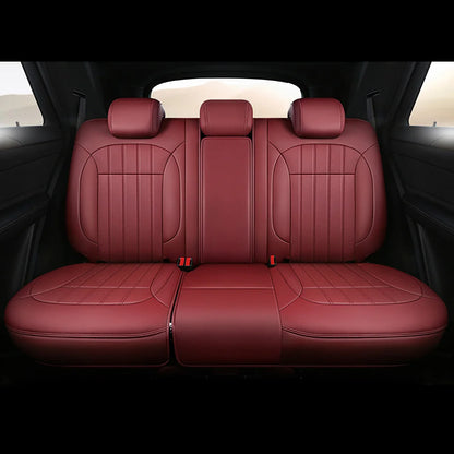 For Audi Q7 4L 2006 2007 2008 2009 2010 2011 2012 2013 2014 2015 Nappa Leather Custom Car Seat Covers Set Protector Accessories