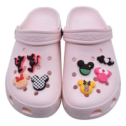 8-100pcs Girl's Hairband Balloon Cookie Shoe Charms for Sandals, Shoe Decoration Accessories Shoe Pins Great Gift for Men Women