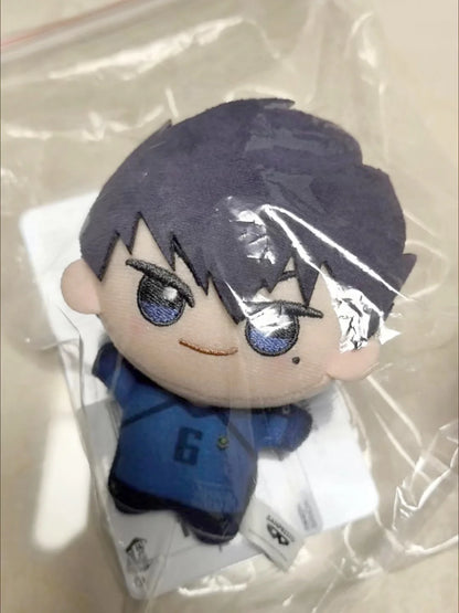 New Anime Blue Lock Vol.7 Hiori You Isagi Yoichi Cosplay Plush Doll Fluffy Maumet Pendant Puppet Keychain Keyring Charm Gifts