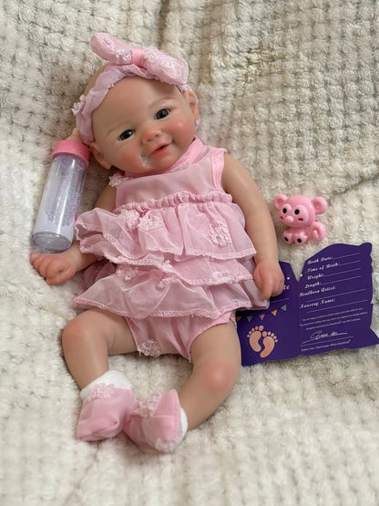 Aizwa1 Loulou, Bettie, Vivienne Silicone Reborn Doll Girl For Choice 13 Inch Lovely bebe reborn de silicona Doll Toy