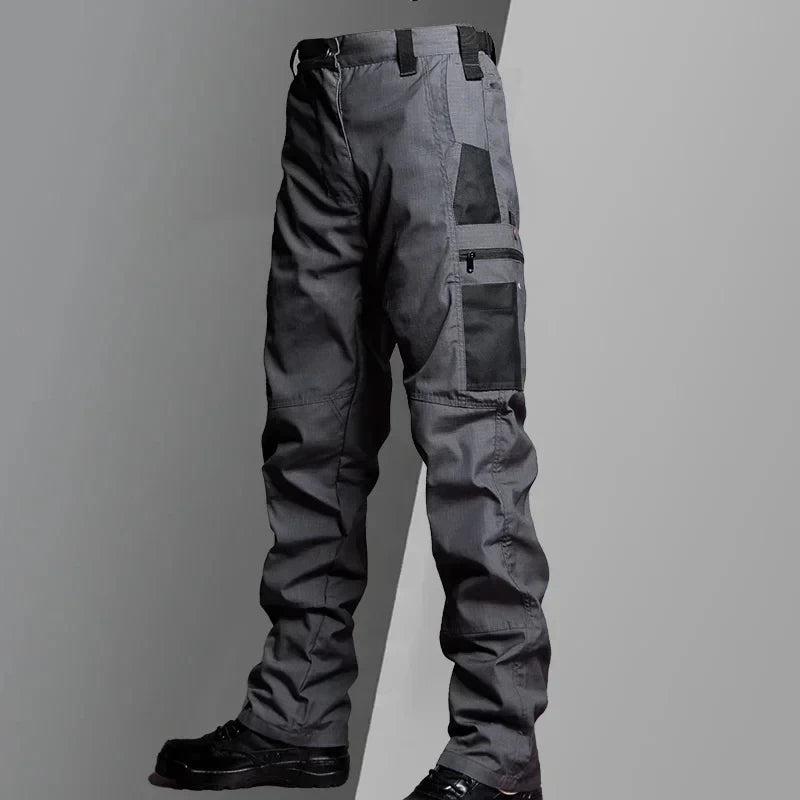 Military Tactical Waterproof Sets Men Special Forces Combat Training Suit Outdoor Multi-pocket Uniform Airsoft Army Tracksuit