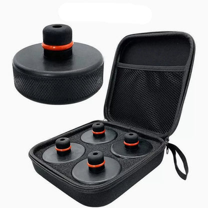 4‑Pack Rubber Jack Pads for Tesla Model 3/Y Anti‑Slip Lifting Point Protector Car Jack Accessories for Tesla Floor Jack