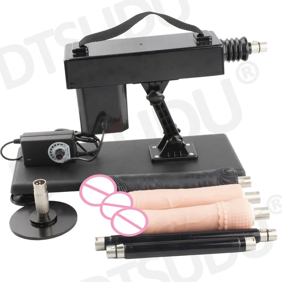 Female Sex Machine with Dildo and Masturbation Cup, Hands-Free G-Spot Clitoral Stimulation, Adult Sex Machine