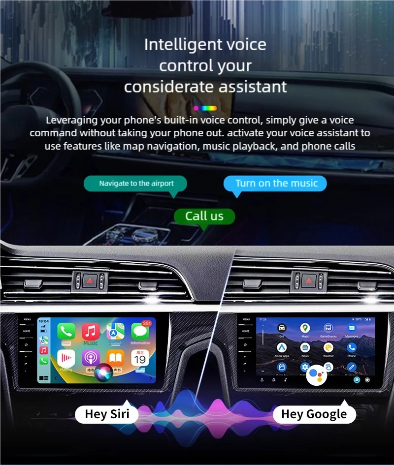 2026 Latest Wireless CarPlay Apapter USB CarPlay & Android Auto,Type-C Port,Converts Wired to Wireless,Plug & Play,Auto-USB