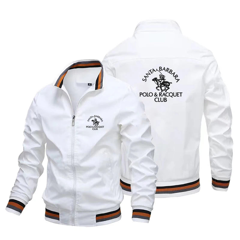 2026Autumn and Winter Men's Stand Collar Casual Zipper Jacket Outdoor Sports Coat Windbreaker Jacke
