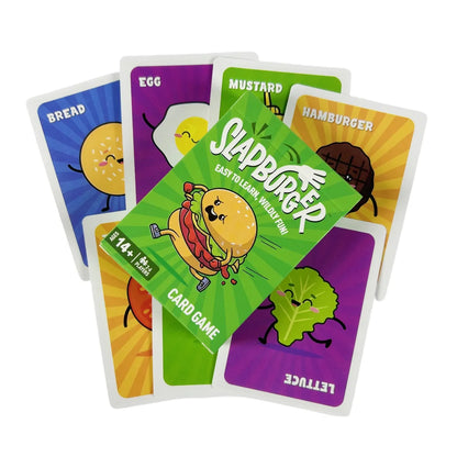 1/3/5/10 Pcs Slapburger Card Game Fast Paced Kids and Family Games Fun Card Game for Birthdays Classroom Camping Game Wholesale