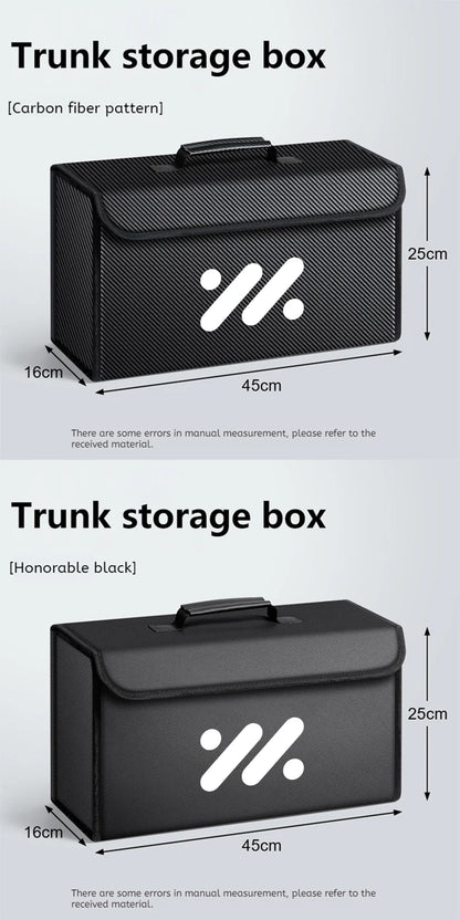 Car Trunk Storage Box Organizer Stowing Tidying Container Bag For IM LS7 L7 L6 LS6 IM6 IM5 LS9 2025 Leather Storage Accessories