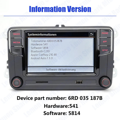 NONAME RCD360 PRO Carplay Car Radio New RCD330 Android Auto MIB Radio For VW Golf 5 6 Jetta MK5 MK6 Tiguan CC Polo Passat B5 B6