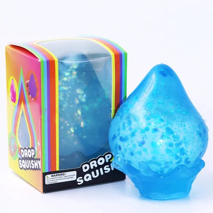 Needoh Dream Drop Gumdrop Super Solid Anti-Stress Squeeze Glitter Raised Texture Bumpy Relief Pressure Relax ADHD Sensory Toy