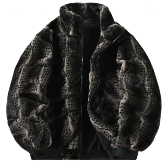 Cross border stand up collar fleece cotton jacket casual jacket solid color plus fleece cardigan woolen jacket thickened double-