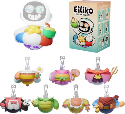 ENERGIZE LAB Eiliko Aquamarine Your Tiny AI Charm Robot That Matches Every Daily Outfit,Fun Electronic Pendant Toys,for Couples