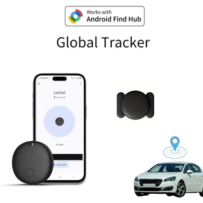 Smart Tag for Android Google Find My Tracker Kits with Strong Magnetic Suction Silicone Shell Anti-loss for Car,Elderly Kids