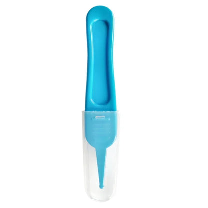 Baby Plastic Tweezers Nose Cleaner Tool Kids Safety Tweezers Cleaning Forceps Toddler Nasal Cavity Care Supplies Baby Essentials