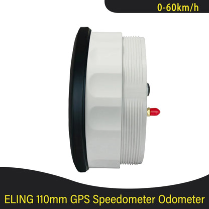 Newest Universal 110mm GPS Speedometer 60K 80K 120K 200K with GPS Antenna and 7 Colors Backlight for Boat Truck Car