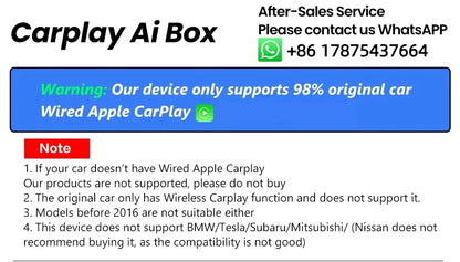 2026 4in1 New Upgrade Carplay Adapter Wireless Android Auto Mirror Link Smart MiNi AI Box USB Plug and Play Auto Connect WiFi