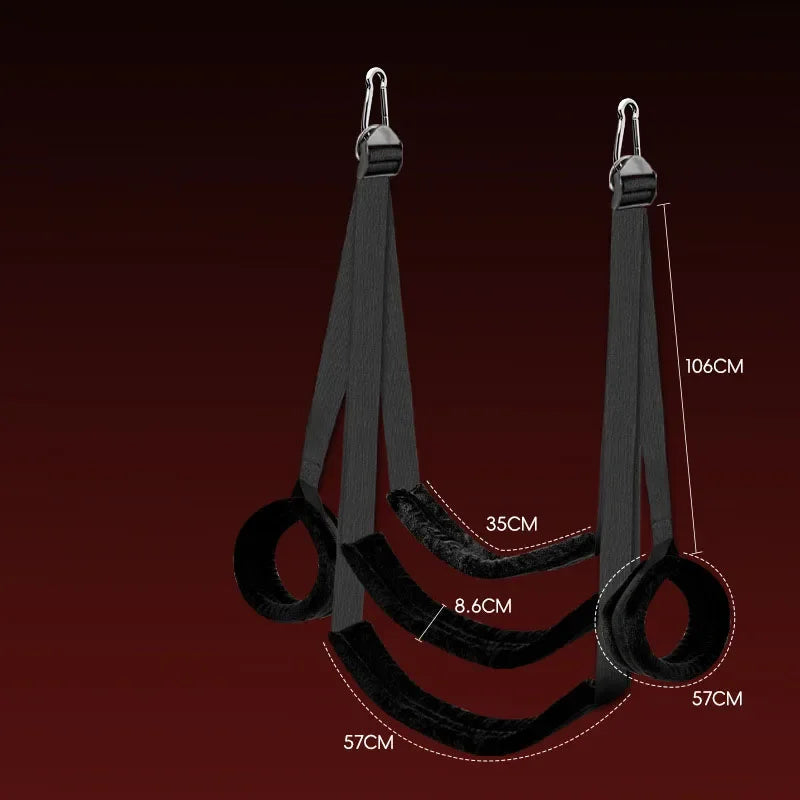 Soft Sex Swing Chairs Furniture Fetish BDSM Bondage Love Adult Games Hanging Door Swings Erotic Sex Toys for Couples Women Men