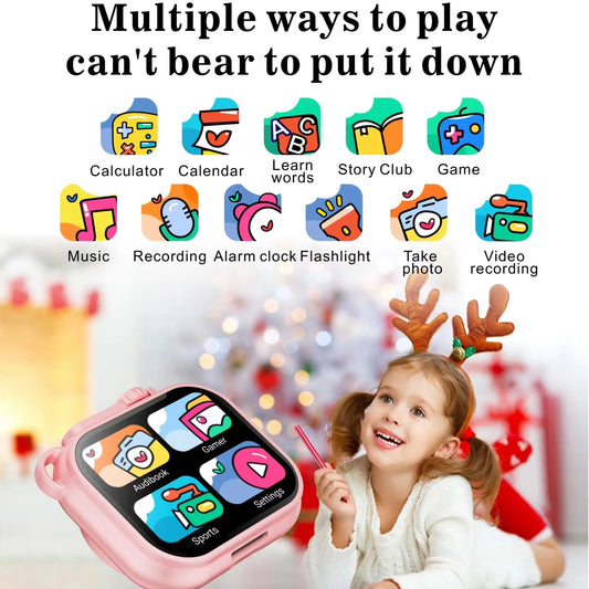 Mini Children's Camera Thumb Digital Cameras Story Machine Micro Camcorder Support SD Card With 1.85" Screen Toy Camera for Kids