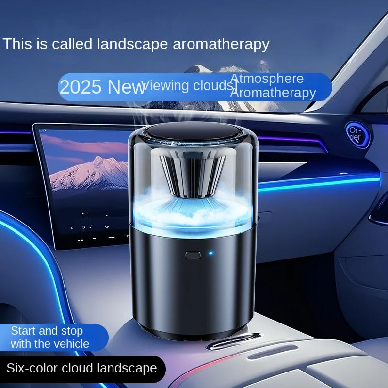 New Car Cloud Fragrance High-end Durable Landscape Intelligent Fragrance Car Perfume Household and Car Accessories