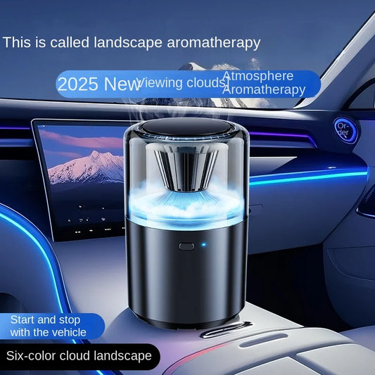 New Car Cloud Fragrance High-end Durable Landscape Intelligent Fragrance Car Perfume Household and Car Accessories
